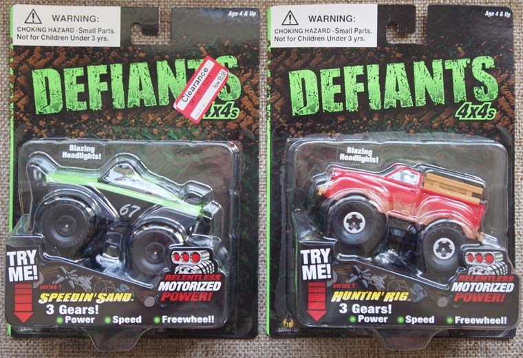 2011 Defiants 4x4 Rough and Ready Starter Set Stompers 24” long 
